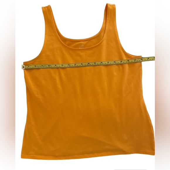 J. Jill Perfect Tank, Size Large, Orange Sherbet Color - Picture 2 of 3
